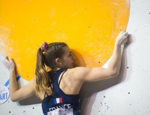 Lire la suite à propos de l’article L’or pour Agathe CALLIET lors de la coupe d’Europe de bloc senior de Klagenfurt.