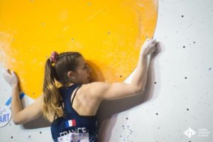 Coupe du monde de bloc de Salt Lake City : Agathe CALLIET 12ème