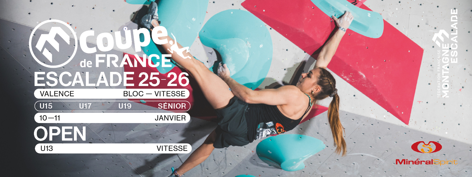 You are currently viewing Coupe de France de bloc et vitesse de Valence et Open de vitesse U13