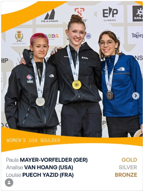 You are currently viewing Championnat du Monde jeunes : Médaille de bronze pour Louise PUECH YAZID